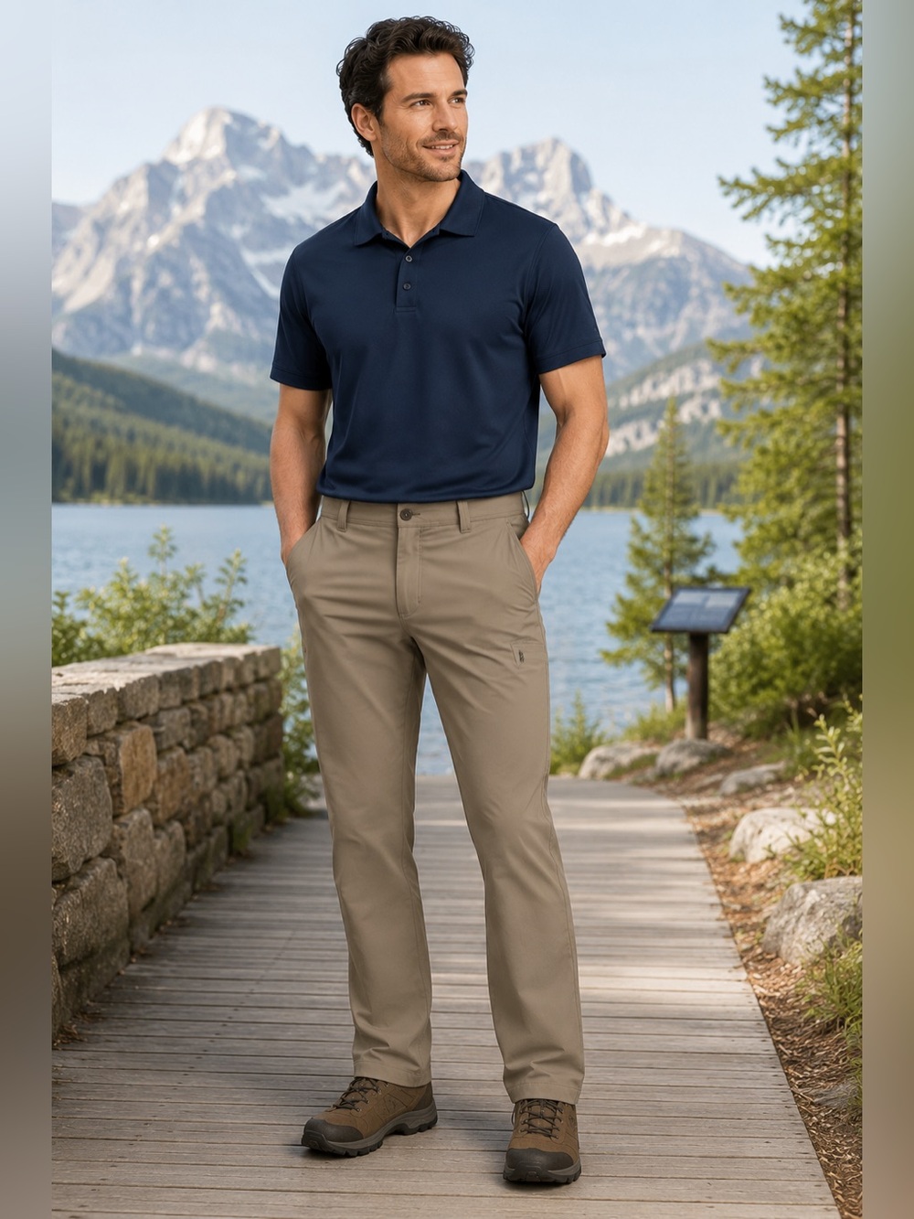 Columbia Omni-Shield Performance Pants‎ Men’s 36x32 Khaki Stretch